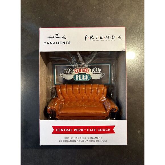 NEW 2021 Hallmark Friends TV Show Central Perk Cafe Couch Tree Ornament - Picture 1 of 6